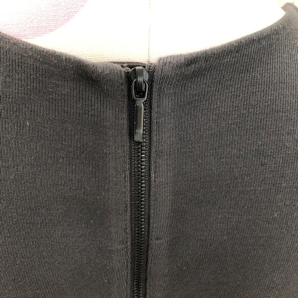 Vince Sleeveless Crew Neck Viscose Blend Knit Sheath Midi Dress Gray Size L - Picture 8 of 12